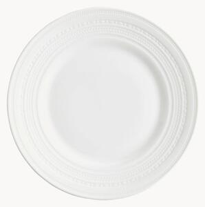Piatto in Fine Bone China Intaglio