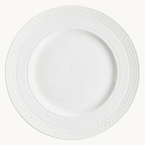 Piatto in Fine Bone China Intaglio