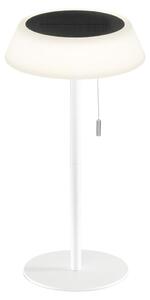 FANEUROPE Lampada da tavolo solare Jin (bianca), LED ricaricabile da 1,2 W, dimmerabile 3000 K, IP54, 17 x 32 cm