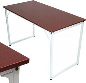 Scrivania, scrivania per computer, scrivania da ufficio, tavolo per PC, dimensioni 120 x 60 cm, ideale per lo studio. Codice prodotto: 57052
