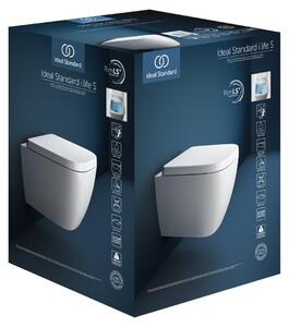 Ideal Standard i.life S Ensemble de WC RimLS+, WC suspendu avec siège de WC, blanc, T473801, T473801