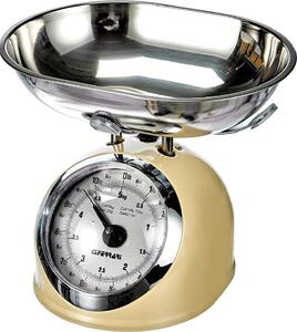 G3 Ferrari Bilancia da cucina meccanica analogica con Ciotola Portata Massima 5 Kg colore Beige - G20003 Aska
