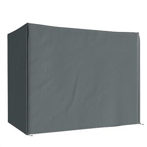 Outsunny Copertura per Dondolo Hollywood a 3 Posti Impermeabile, Telo Protettivo per Dondolo da Giardino, in Tessuto Oxford, 220x125x172 cm, Grigio | Aosom Italy