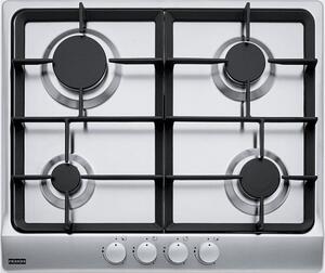 Franke Piano Cottura 4 Fuochi a Gas da Incasso Larghezza 60 cm colore Inox - 106.0459.550