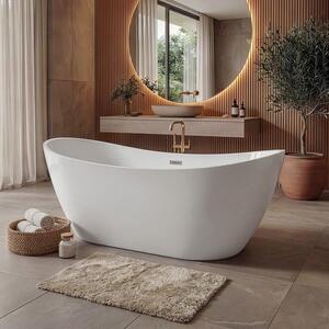 Badplaats Vasca da Bagno Alegre 170 x 78 x 68 cm – Vasca Freestanding – Bianco Lucido