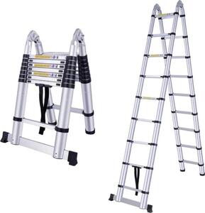 Scala telescopica articolata - 5,6 m, alluminio