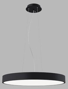 Apparecchio LED a sospensione MONO SLIM P-Z CRI90, Variante: MONO SLIM P-Z, Ø 600 mm, 60 W, 4200 lm, nero, 2CCT