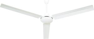 WESTIM Ventilatore da Soffitto Industriale in Acciaio 3 Pale 142 cm con 5 Velocit colore Bianco - ZFS8124