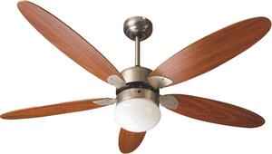Zephir Ventilatore da Soffitto con Telecomando con Luce Lampadario Ventilatore 5 Pale Diametro 130 cm 3 Velocit - ZFR9111M