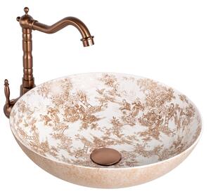 Lavabo da appoggio Rea Juliana Brown