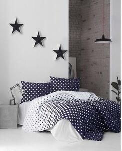 L'Essentiel Linge de Maison, Puanline - Blu scuro, Set copripiumino Ranforce king size (FR), 100 % COTONE RANFORCE, blu scuro, 240 x 220 cm