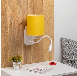 Brilagi -LED Lampada da parete flessibile NUBILA 1xE27/25W/230V + LED/3W bianco/giallo