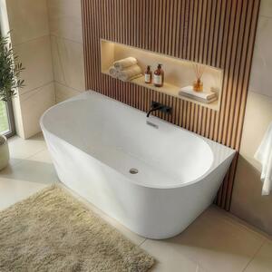 Badplaats Vasca da Bagno Isia 170 x 75 x 60 cm – Vasca Angolare – Bianco Lucido