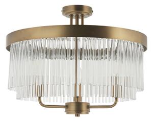 Endon 119109 - Lampadario a plafone CLERMONT 3xE14/6W/230V in ottone