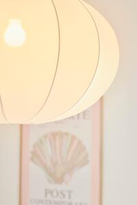 Lampadario a sospensione tessile NORDLUX Aeron, Variante: Ø 400 x 300 mm, E27, bianco, beige