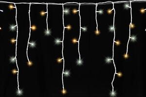 Catena luminosa LED "Gartenpirat" effetto pioggia di ghiaccio, 6 metri, bianco caldo/bianco freddo, grado di protezione IP44: 6 metri: Bianco caldo / Bianco freddo