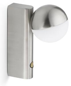 Applique da parete Northern, Balancer mini, dimmerabile, Metallizzato, Soggiorno, Metallo, Design