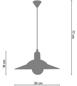 Lampadari, sospensioni e plafoniere Tosel Lampada a sospensione rettangolare metallo viola
