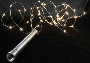 Catena luminosa LED 40-flag.GL3,9m 2xAA - Luci per feste 522839