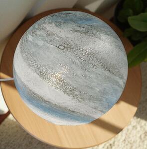 Lampada a sfera Formano LUXOR design vetro marmo 29 x 29cm lampada da tavolo in vetro bianco