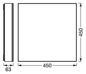 Osram - Plafoniera LED dimmerabile SMART+ FRAMELESS LED/24,5W/230V 45x45 cm Wi-Fi
