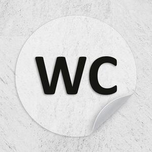ISecur adesivo WC I Ø 9 cm opaco trasparente chiaro I pellicola autoadesiva I hin653