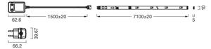 Osram - LED RGBW striscia dimmerabile FLEX 7m LED/18W/230V + telecomando