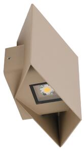 Applique LED da esterno CUBE LED/5W/230V IP54 beige