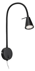 Briloner 2082-015 - Lampada da parete LED COMFORT LIGHT 1xGU10/5W/230V nera