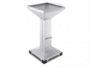 THÜROS griglia a carbone T 2 piastra di base superficie grill 35x35 cm acciaio inox