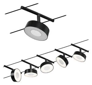 Paulmann 94479 - Kit 5xLED/5W Sistema completo a cavo CIRCLE 230V nero