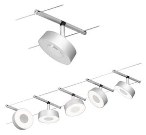 Paulmann 94475 - Set 5x LED/5W Sistema completo a cavo CIRCLE 230V cromo opaco