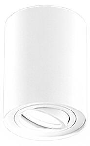 Plafoniera cilindro perenz centric 8362 b gu10 led metallo bianco opaco - Perenz