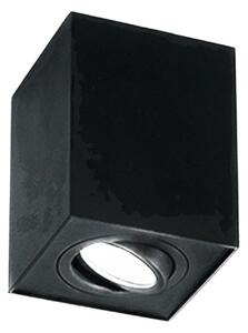 Plafoniera parallelepipedo perenz centric 8364 n gu10 led metallo nero opaco - Perenz