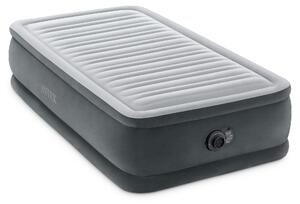 Intex 64412ND TComfort Plush Elevated Twin 1-Persoons Luchtbed 191x99x46 cm + Ingebouwde Pomp Grijs