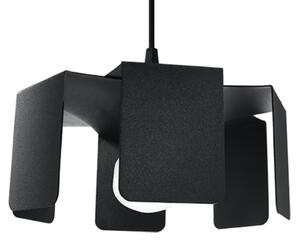 Lampada a sospensione TULIP nero 1xE27 15W acciaio 110x24x24cm Sollux Lighting