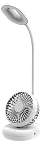 Lampada da tavolo dimmerabile a LED con ventilatore LED/2W/5V 6000-8000K 2000 mAh