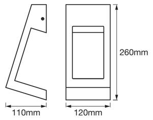 Ledvance - Applique LED da esterno EDGE LED/7W/230V IP44