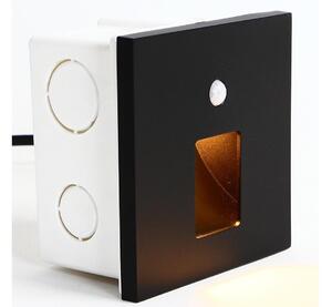 Emithor 70424 - Lampada LED per scale con sensore VIX LED/1W/230V 4000K nero