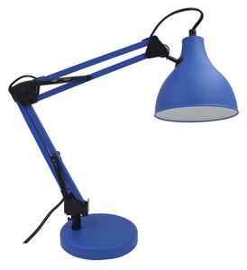 Lampada da scrivania pop Ennis blu, in ferro, INSPIRE