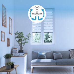 Ventilatore da soffitto Notos, bianco , D. 106 cm, con telecomando INSPIRE
