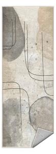Passatoia grigia/color crema lavabile 80x200 cm Simple Lines – Mila Home