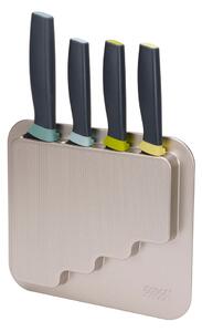 Set di 4 coltelli con supporto in acciaio inox DoorStore™ - Joseph Joseph
