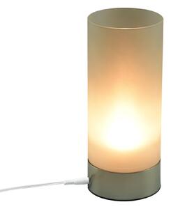 Lampada da comodino LED Tee touch grigio bianco caldo dimmerabile