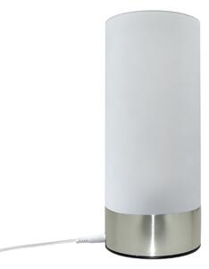 Lampada da comodino LED Tee touch grigio bianco caldo dimmerabile