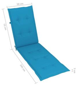 Coprisedia VidaXL cuscino per sedia a sdraio