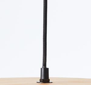 Lampadario Scandinavo Giada nero in metallo, D. 39 cm, BRILLIANT