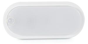 Plafoniera Led da parete 12W Bianco IP54 Bianco freddo 6000K con sensore di movimento M LEDME