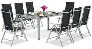 Set da giardino in alluminio Polywood Verona per 8 persone Garden Point