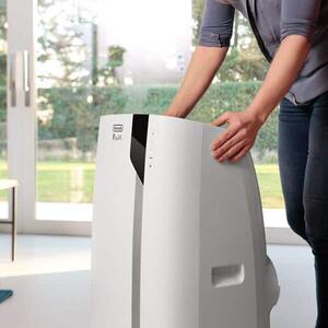 De Longhi Condizionatore Portatile 8900 Btu/h Climatizzatore Classe A+ Funzione Deumidificatore - Pinguino Extreme PAC EX93